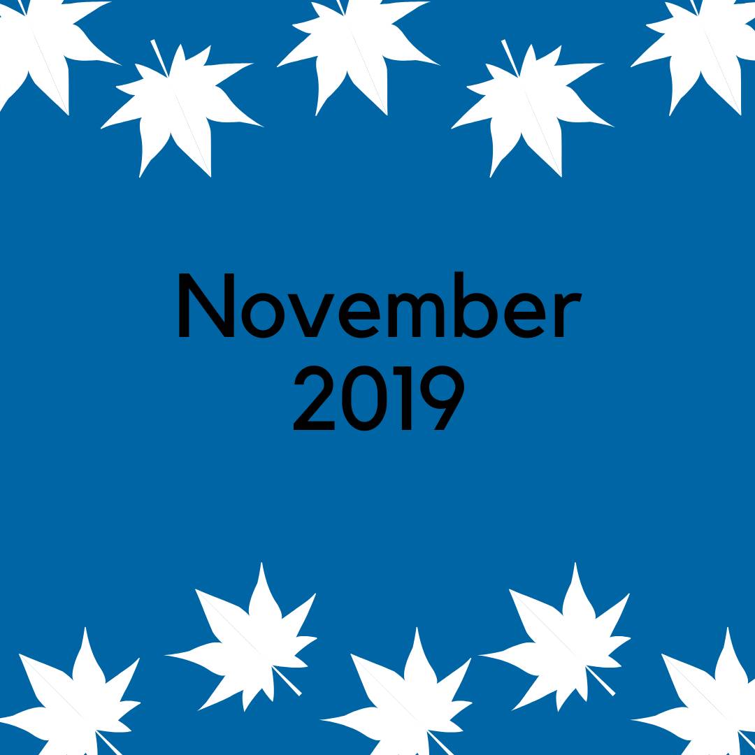 November 2019 Exploratory Study Newsletter